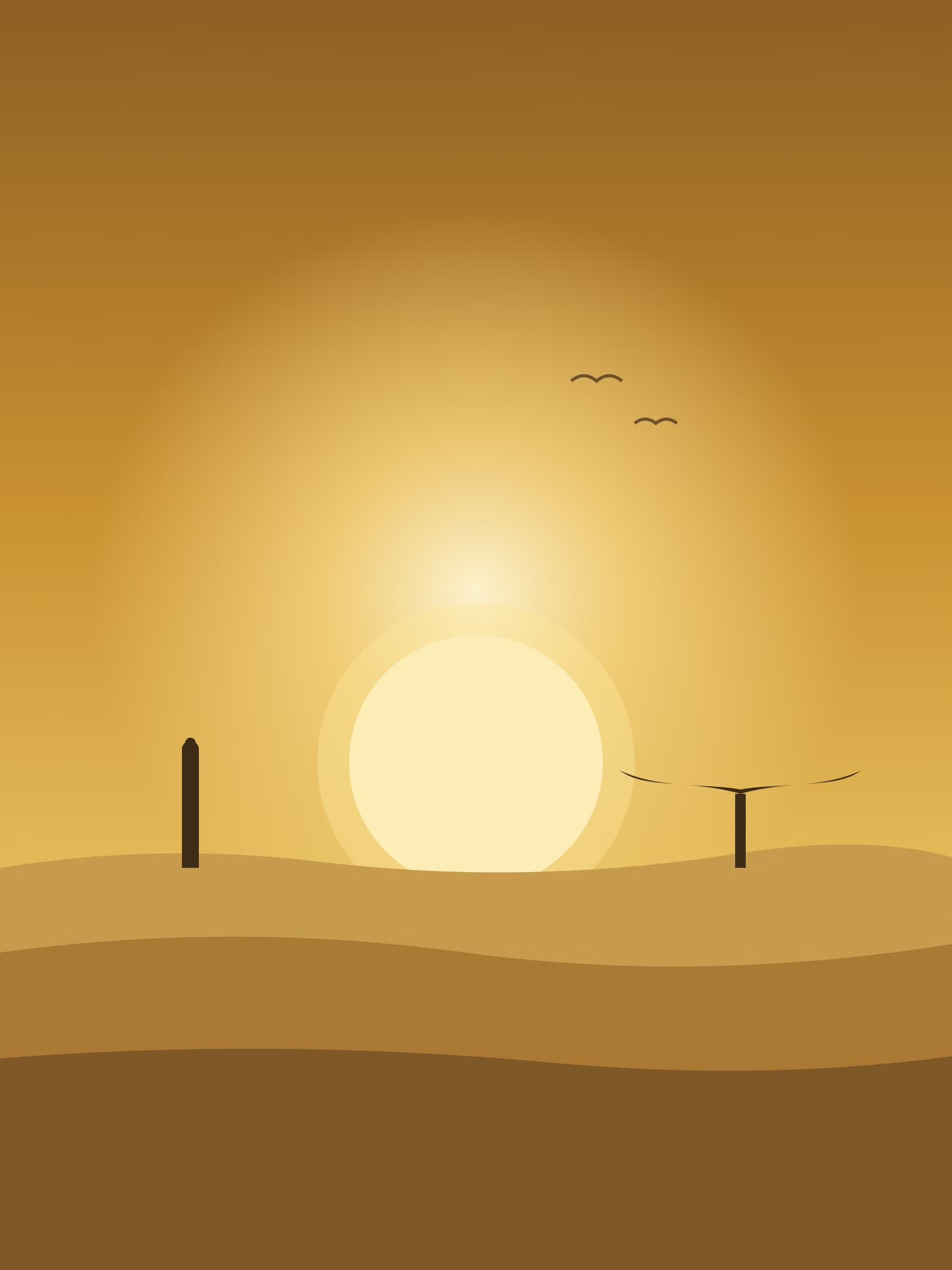 Sokoto sunset over the Sahel